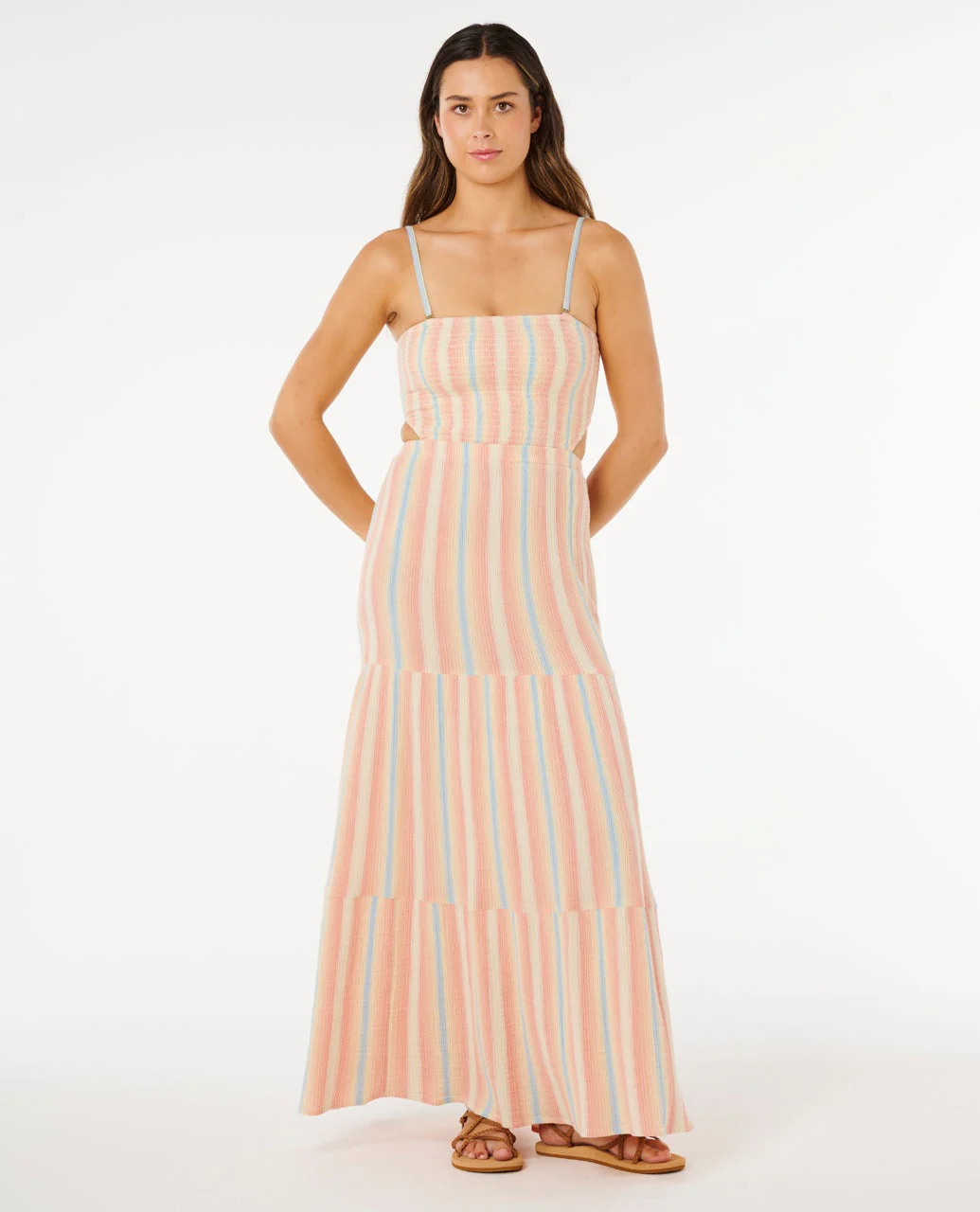 Premium Surf Stripe Maxi Dress