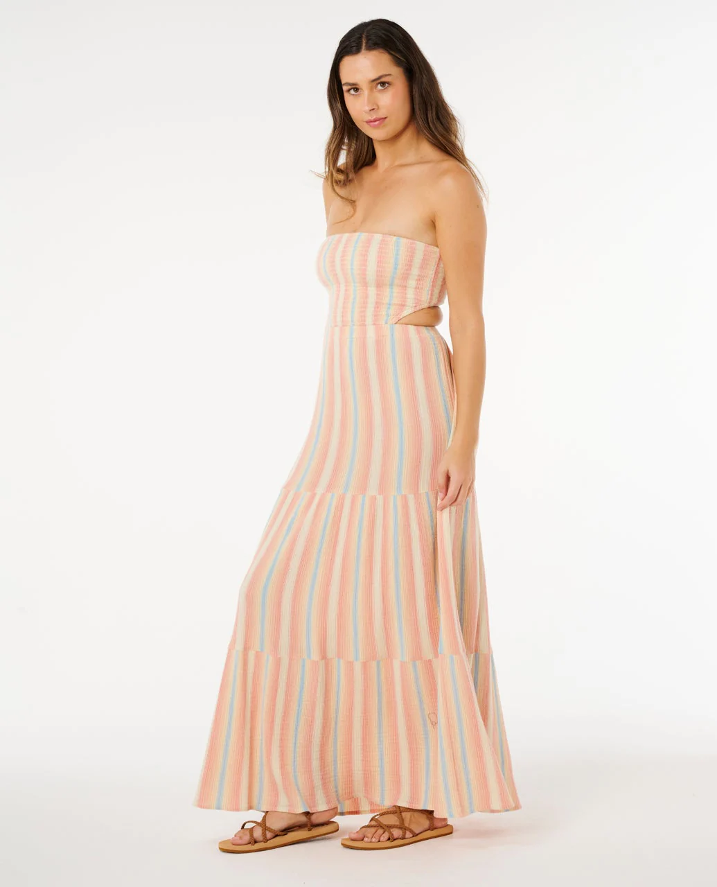 Premium Surf Stripe Maxi Dress