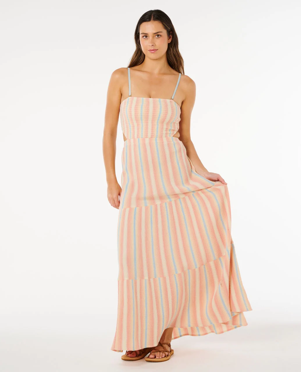 Premium Surf Stripe Maxi Dress