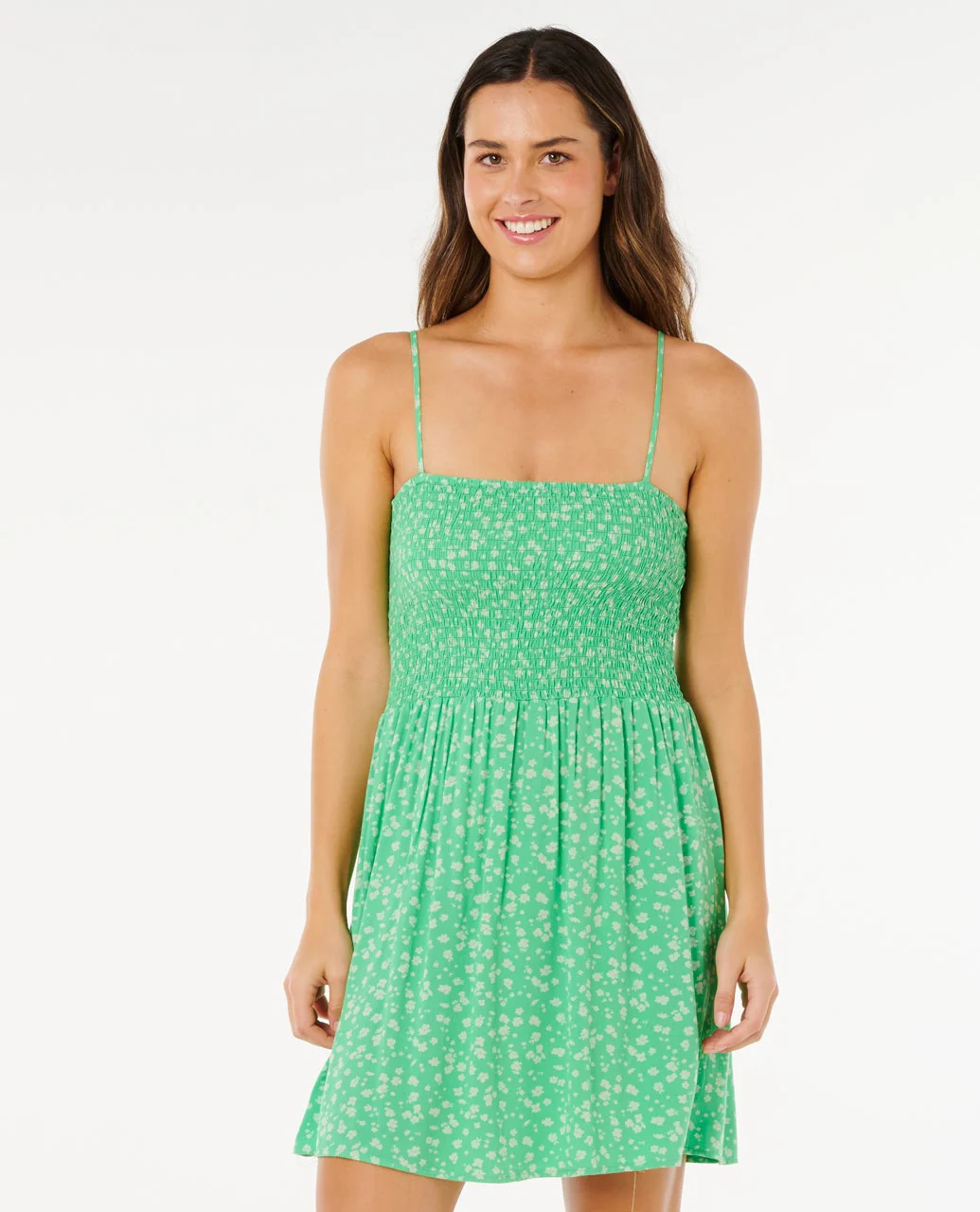 Surf Side Shirred Dress