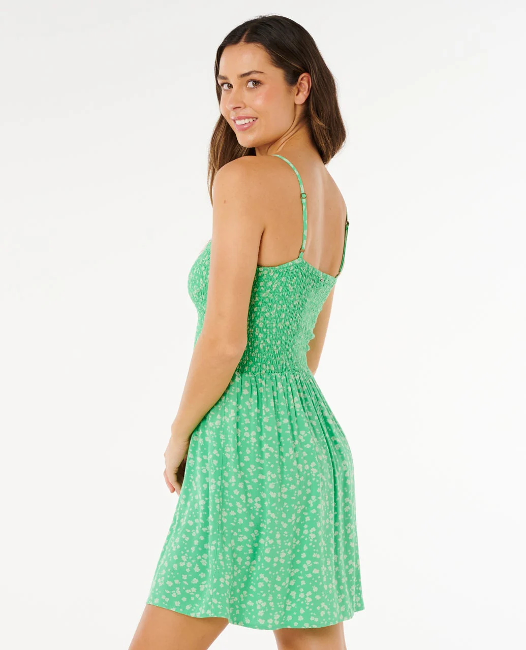 Surf Side Shirred Dress
