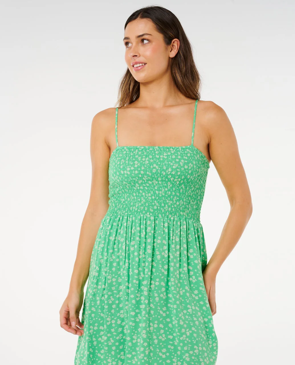 Surf Side Shirred Dress