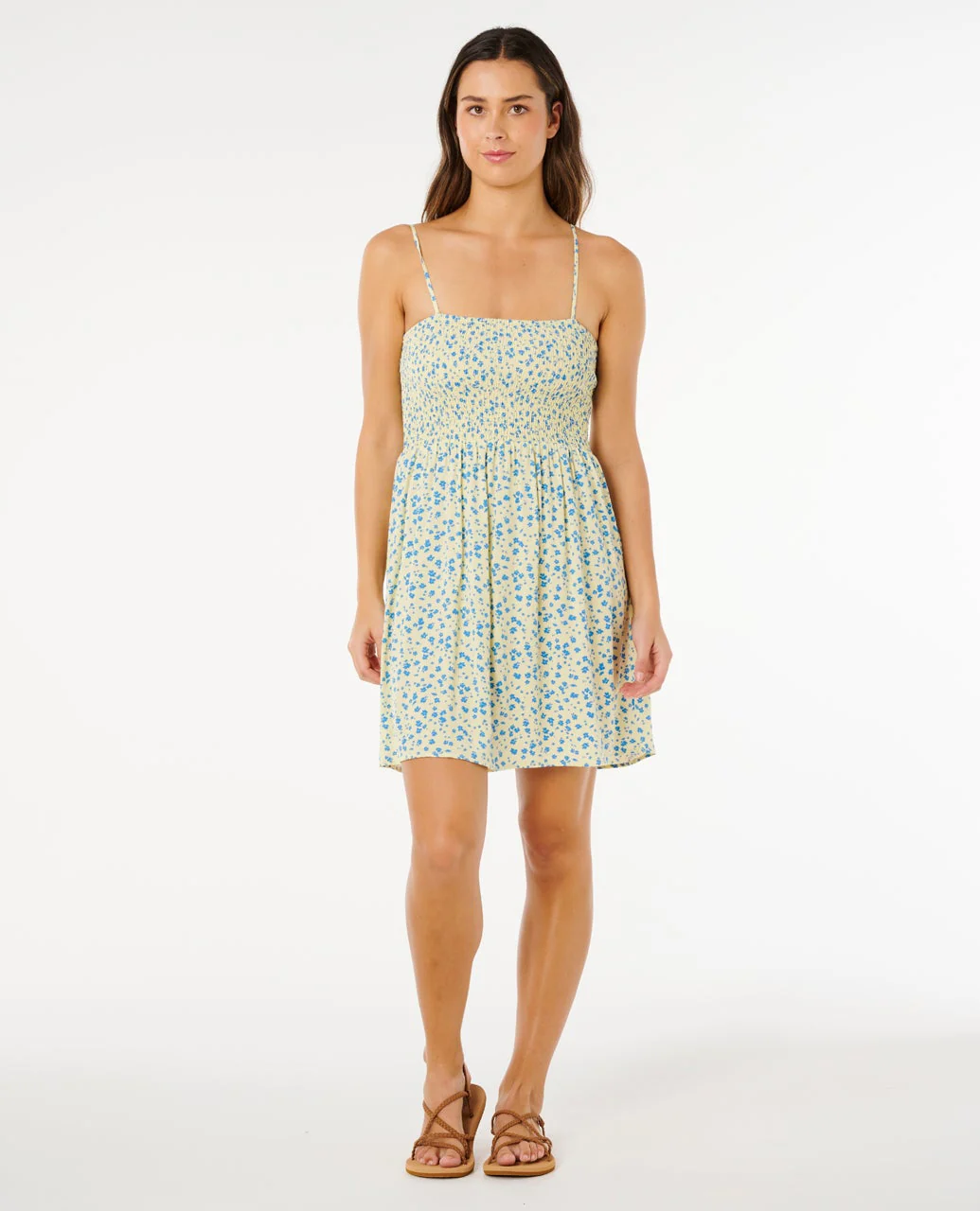 Surf Side Shirred Dress