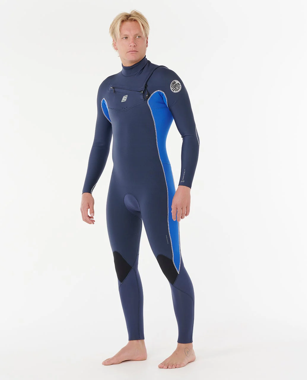 Mens Dawn Patrol 4/3 Chest Zip Steamer Wetsuit