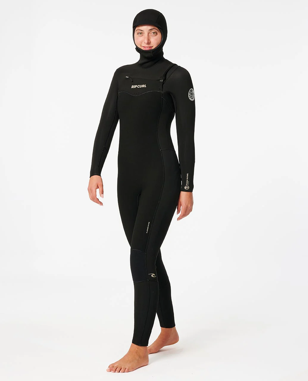 Women's Dawn Patrol 5/4 Hooded Chest Zip Fullsuit Wetsuit