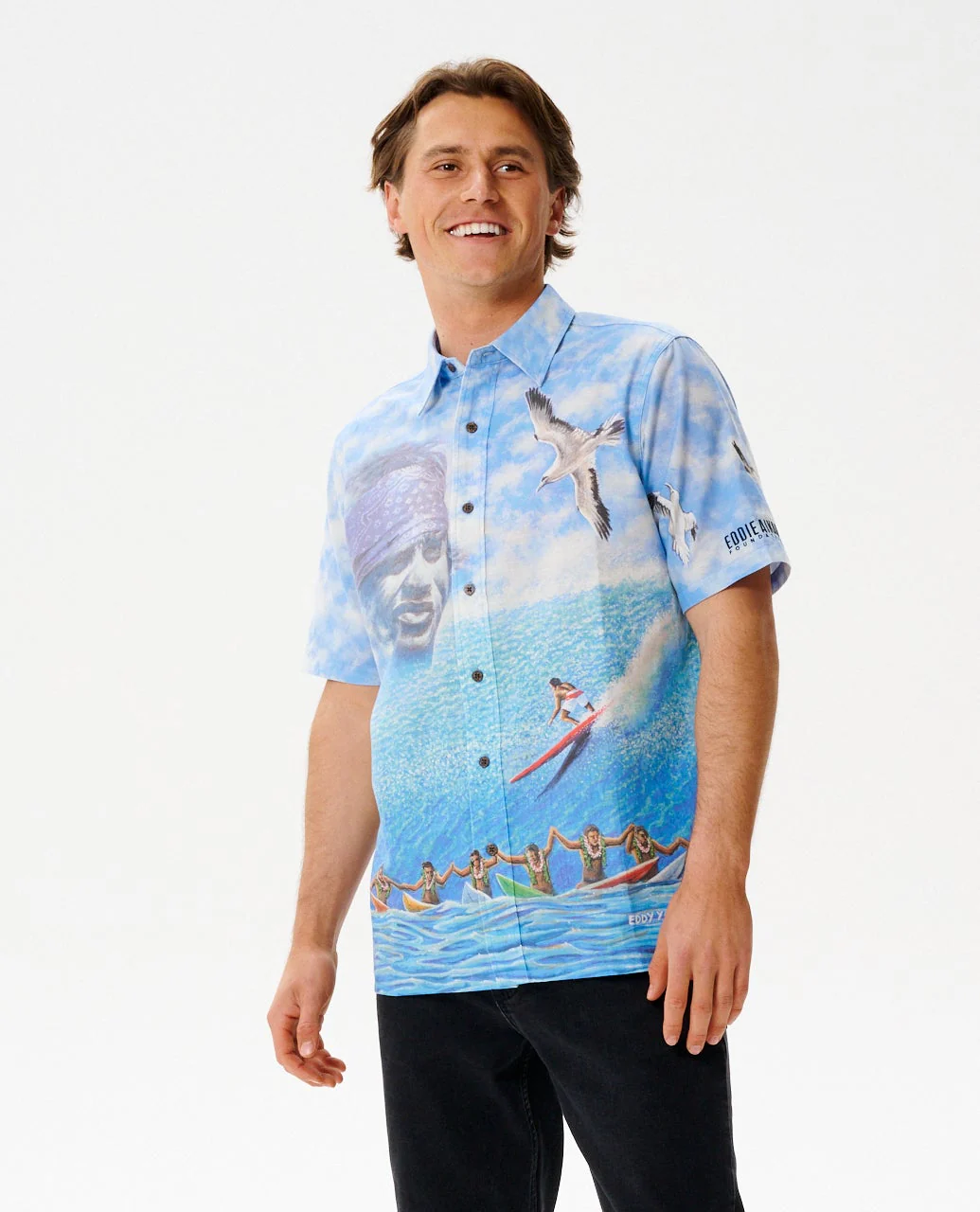 Eddie Would Go Woven Short Sleeve Shirt