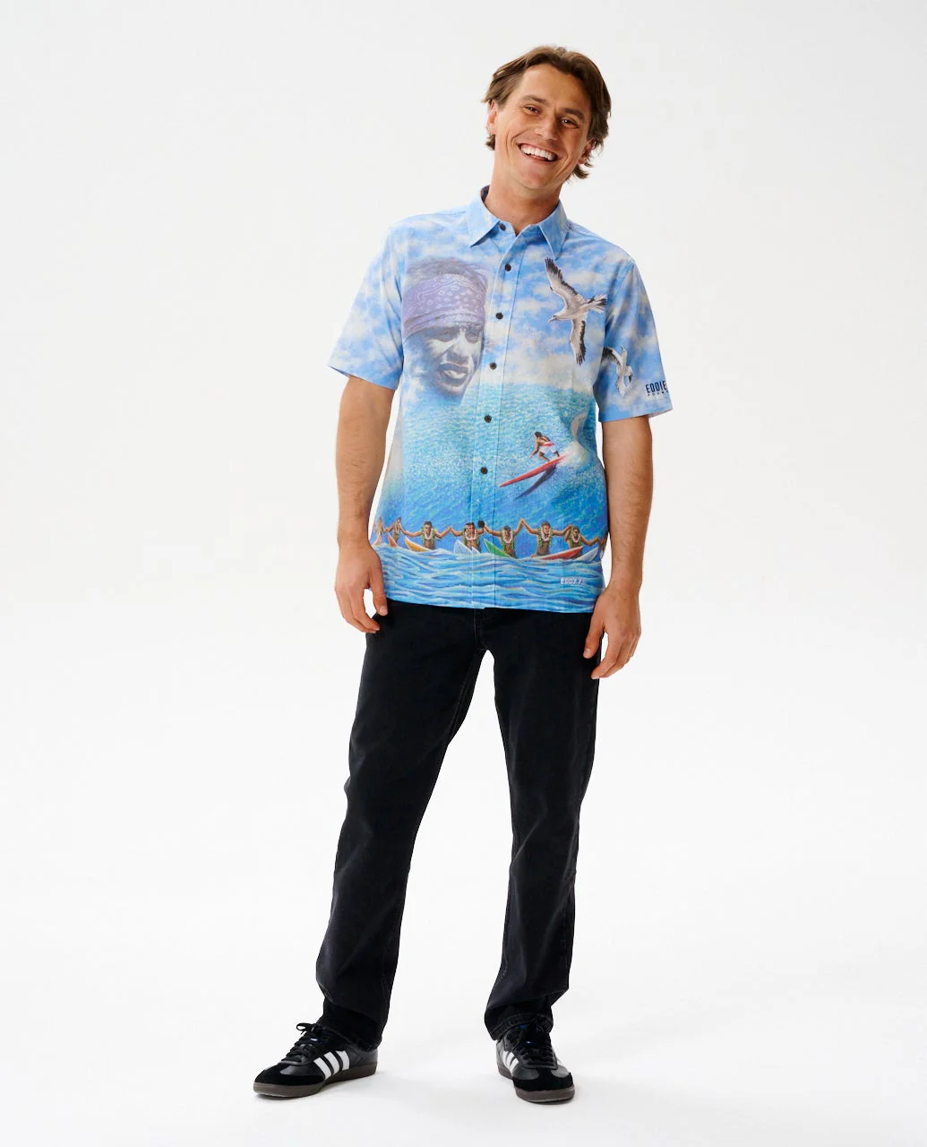 Eddie Would Go Woven Short Sleeve Shirt