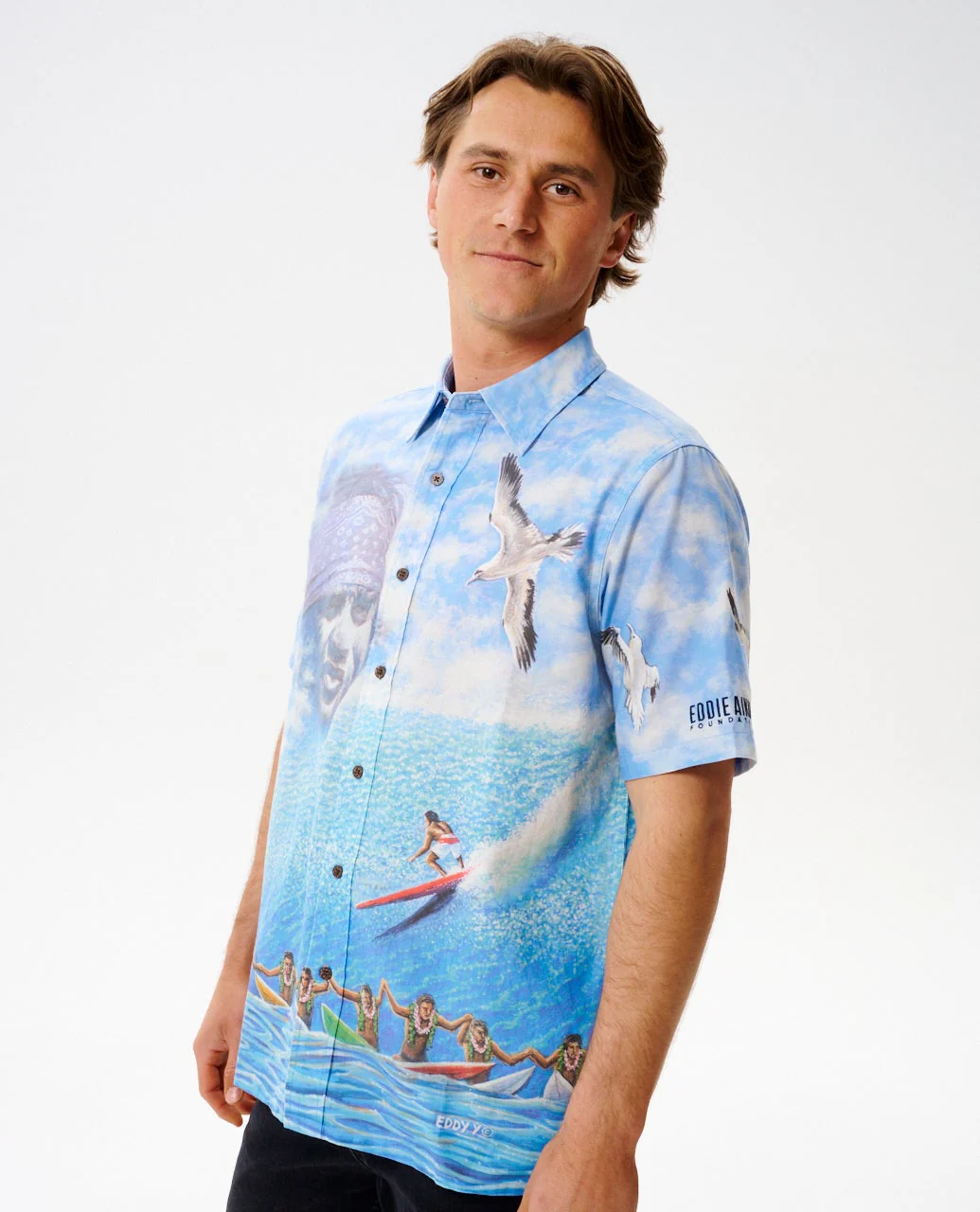 Eddie Would Go Woven Short Sleeve Shirt
