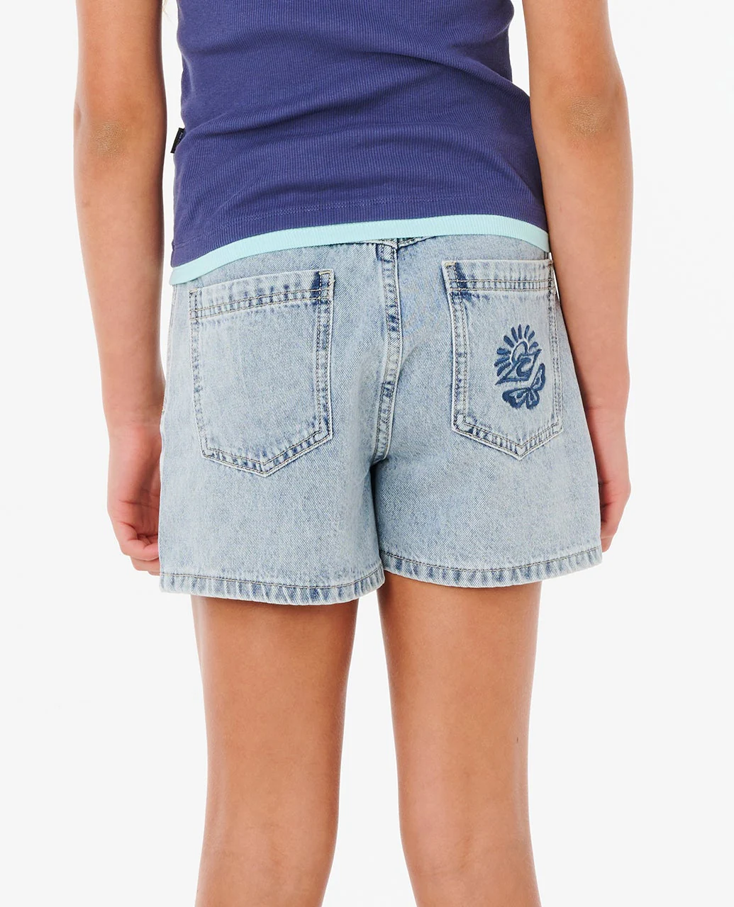 Tabby Denim Short - Kids