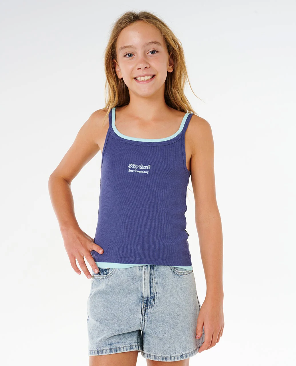 Tabby Denim Short - Kids