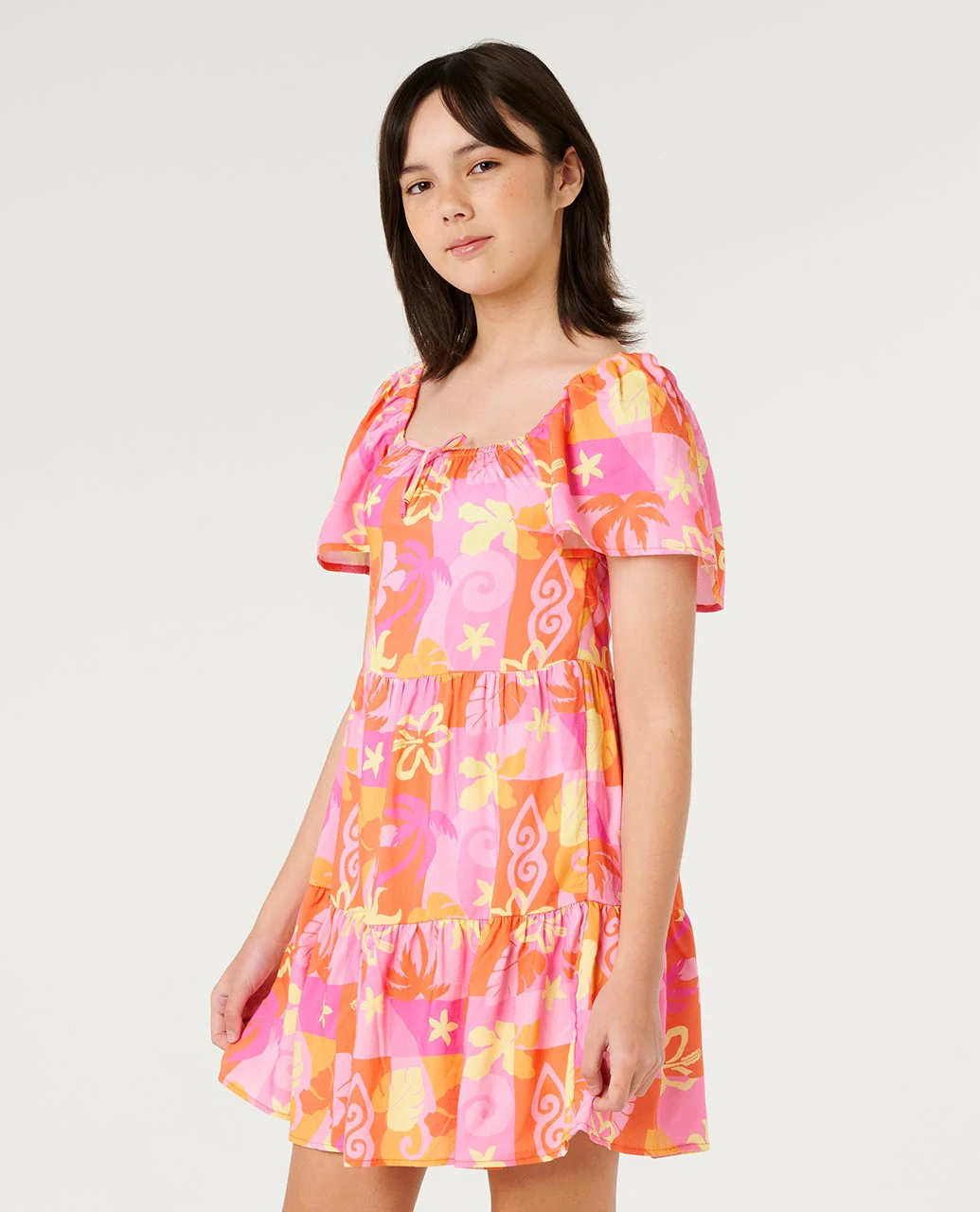 Tropical Dawn Dress - Kids
