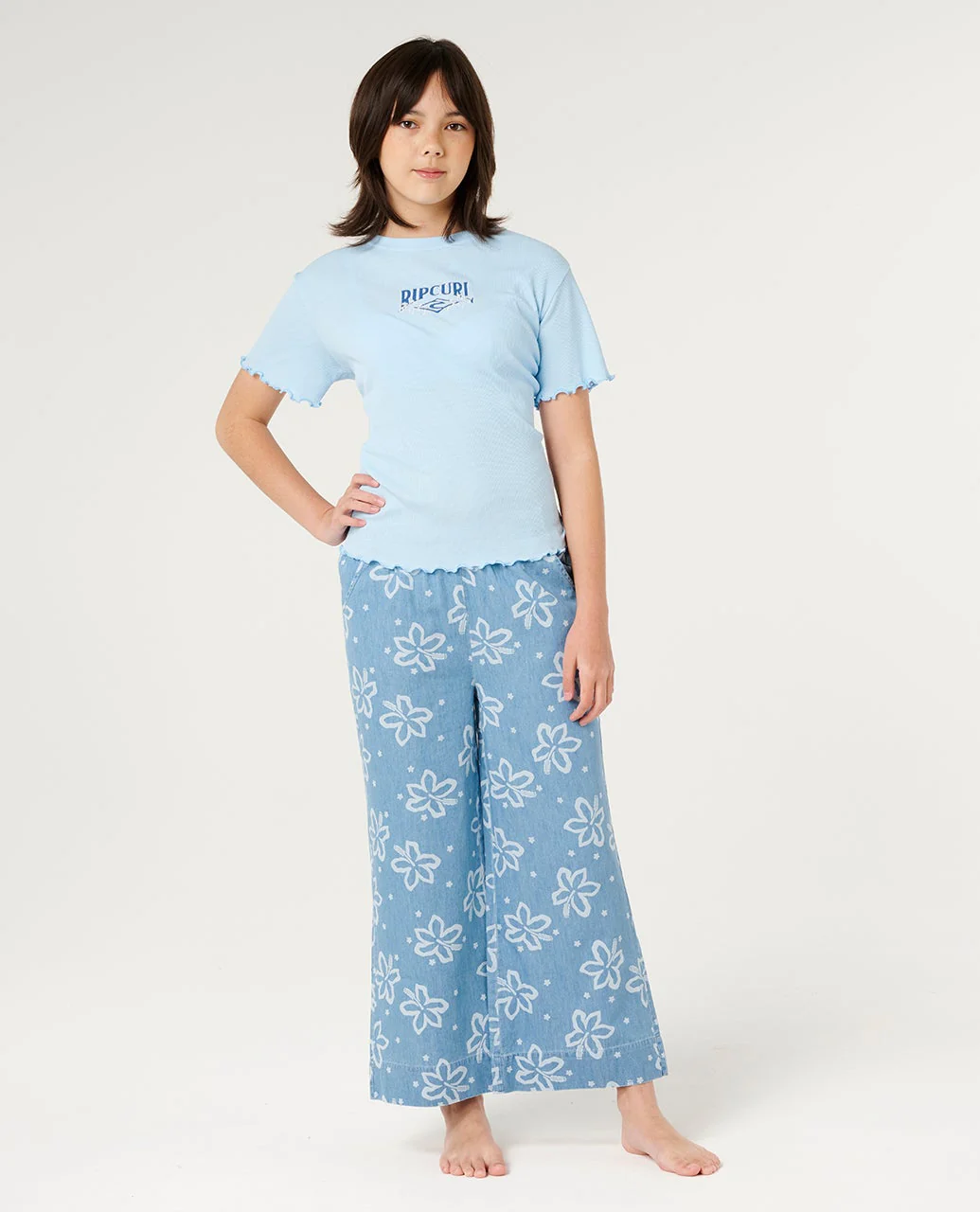 Tropical Dawn Rib Tee - Kids