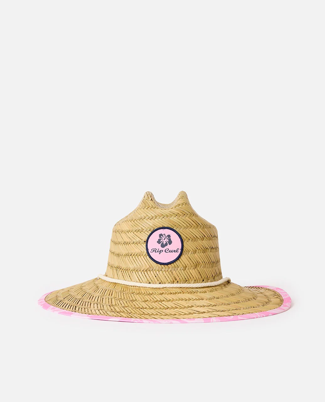 Mixed Straw Sun Hat - Girls