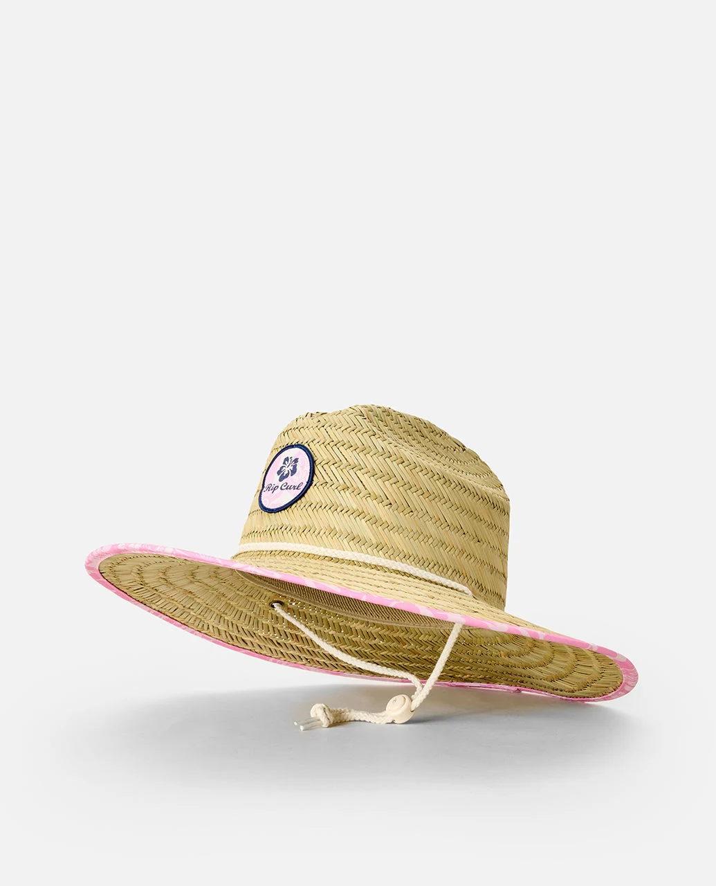 Mixed Straw Sun Hat - Girls
