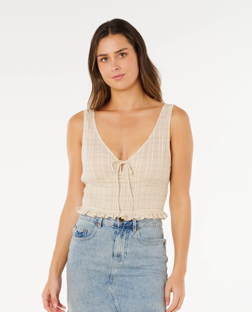 Paradise Check Top