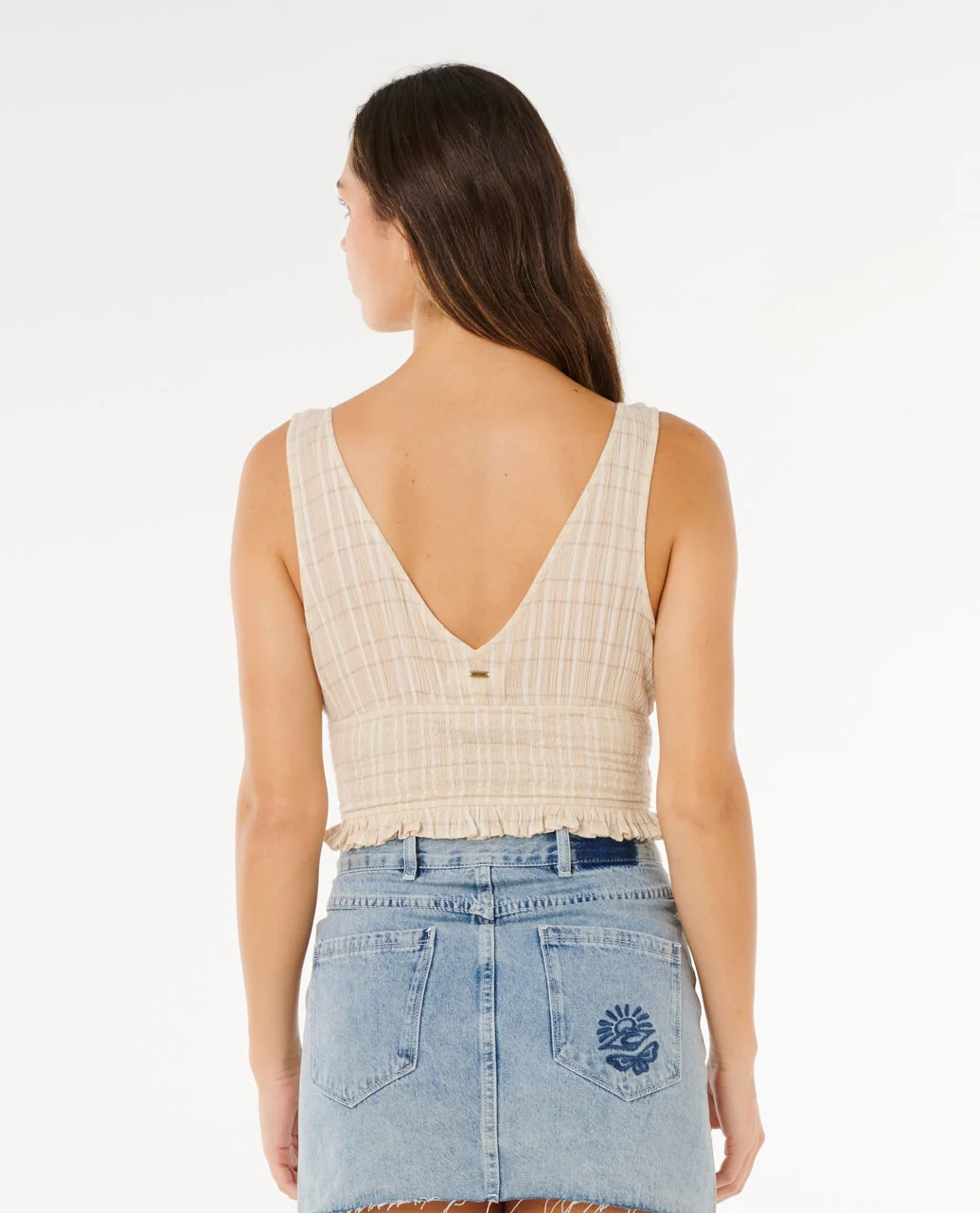 Paradise Check Top