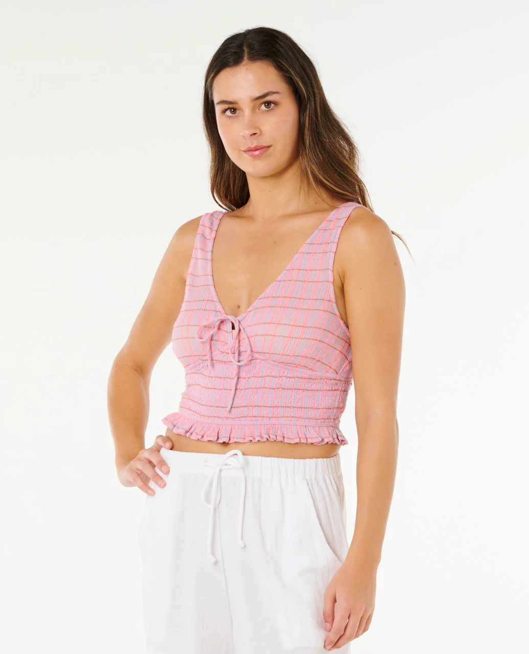 Paradise Check Top