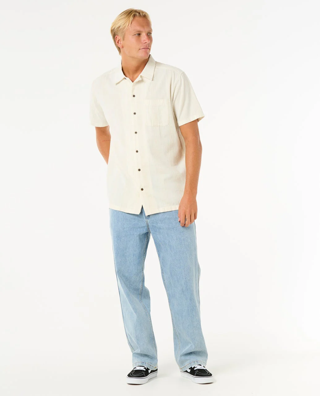 Raw Energy Stripe Short Sleeve Shirt