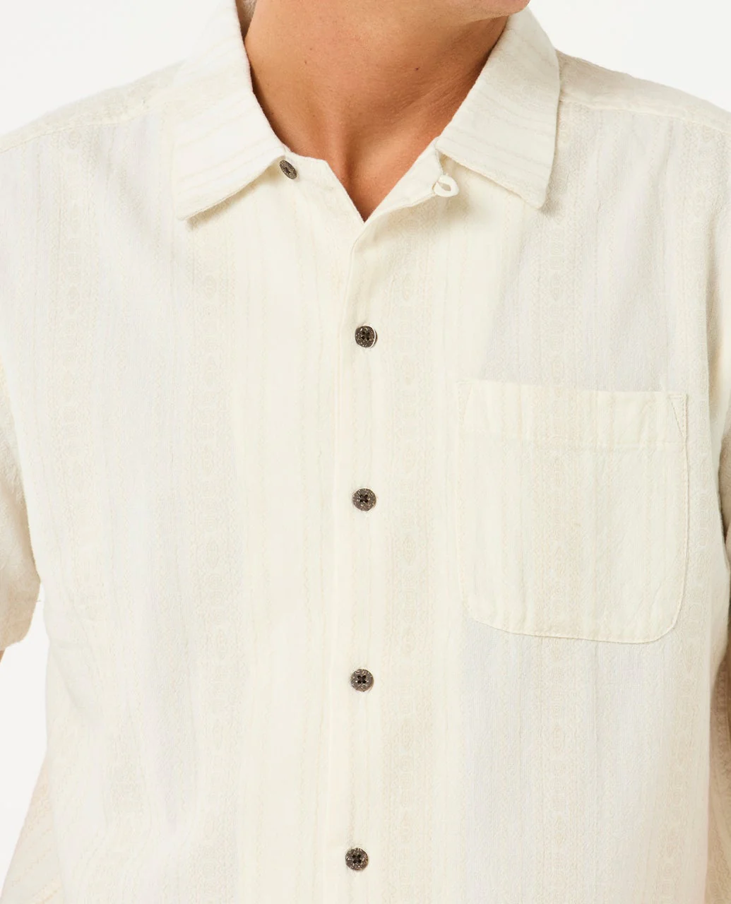Raw Energy Stripe Short Sleeve Shirt