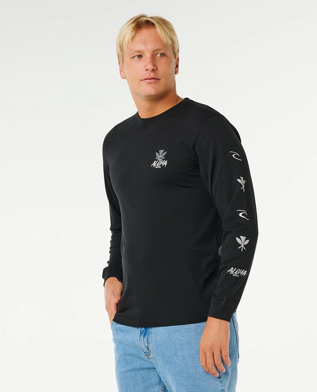 Hawaii Tapa Hex Long Sleeve Tee