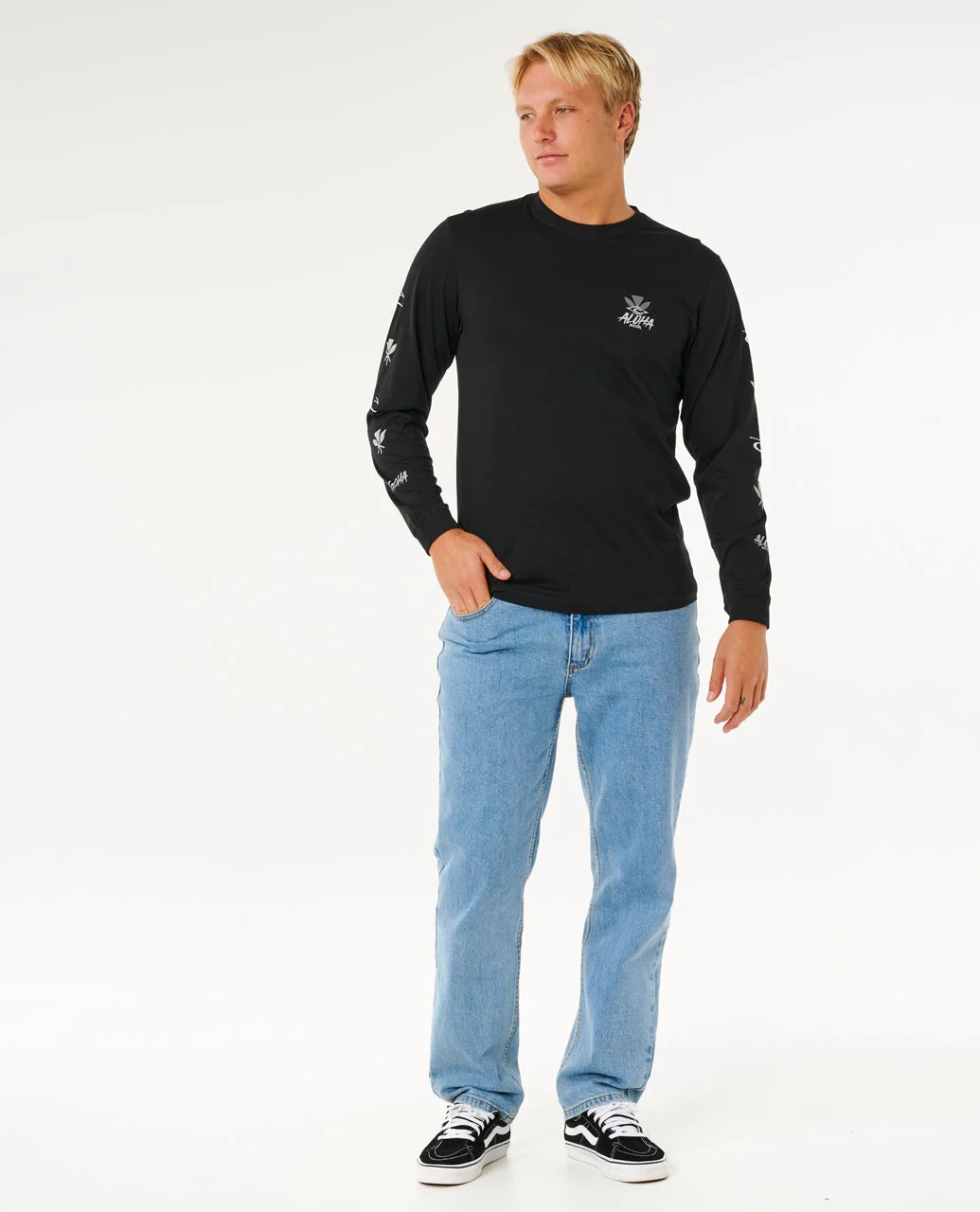 Hawaii Tapa Hex Long Sleeve Tee