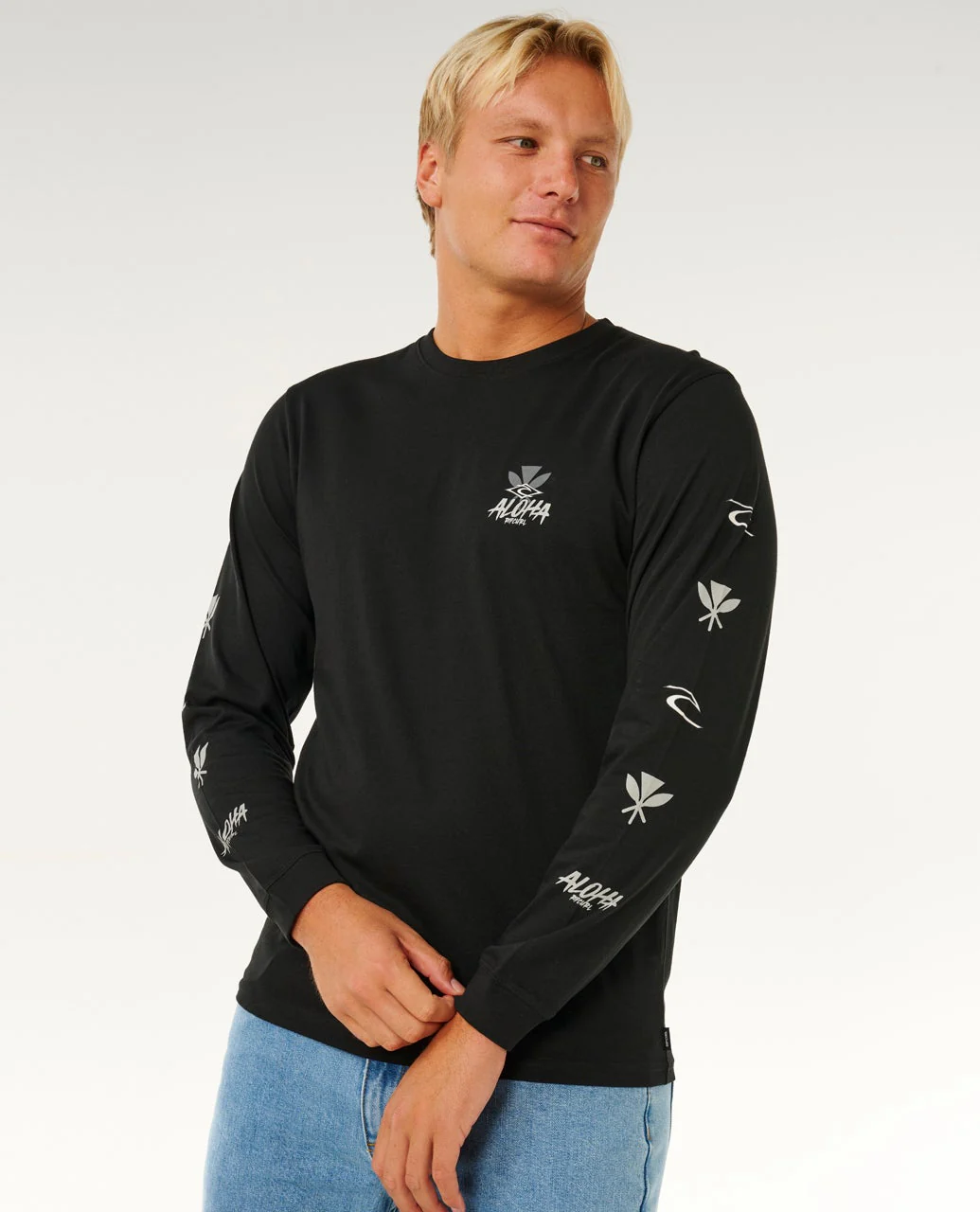 Hawaii Tapa Hex Long Sleeve Tee