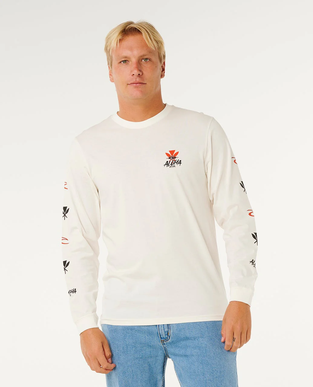 Hawaii Tapa Hex Long Sleeve Tee