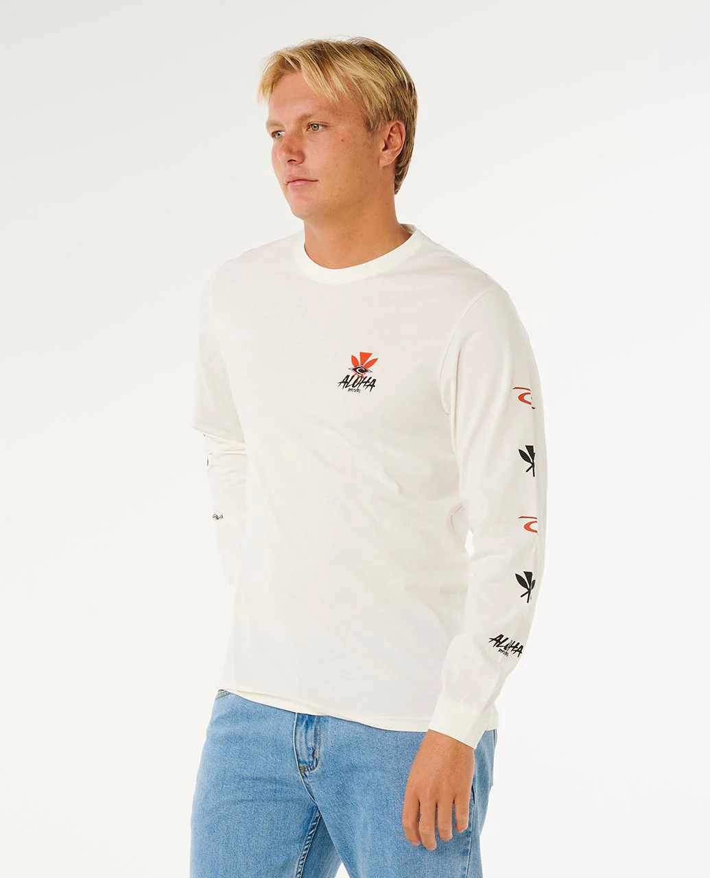 Hawaii Tapa Hex Long Sleeve Tee