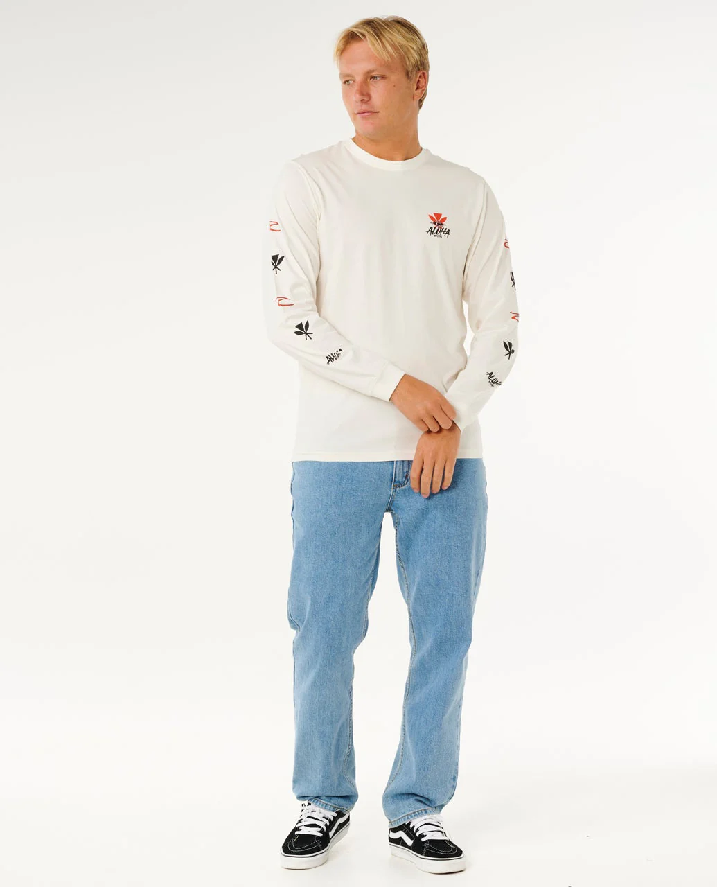 Hawaii Tapa Hex Long Sleeve Tee