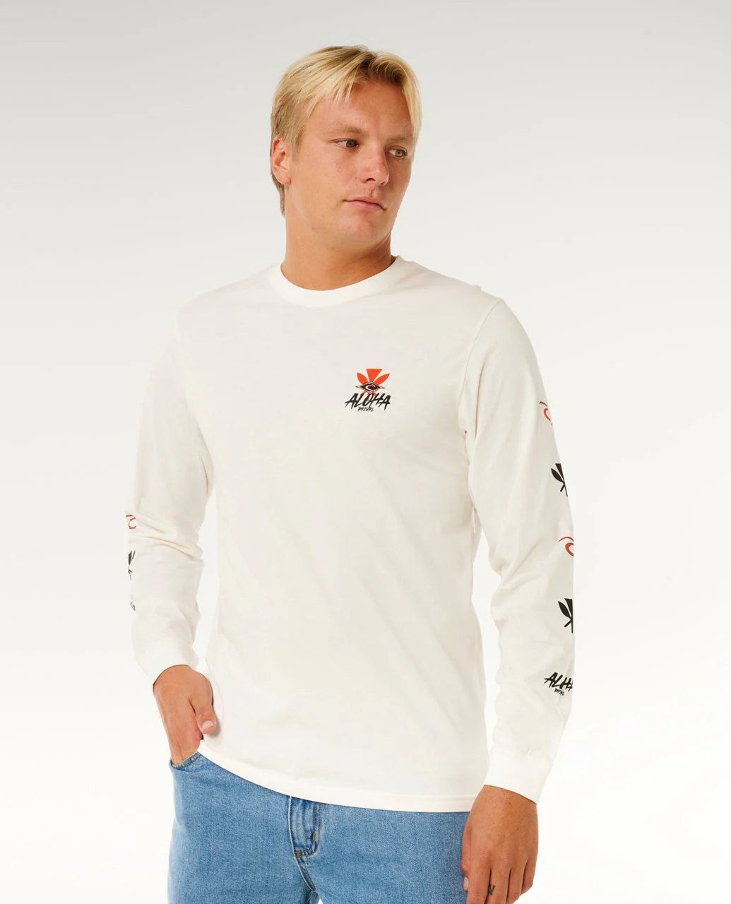 Hawaii Tapa Hex Long Sleeve Tee