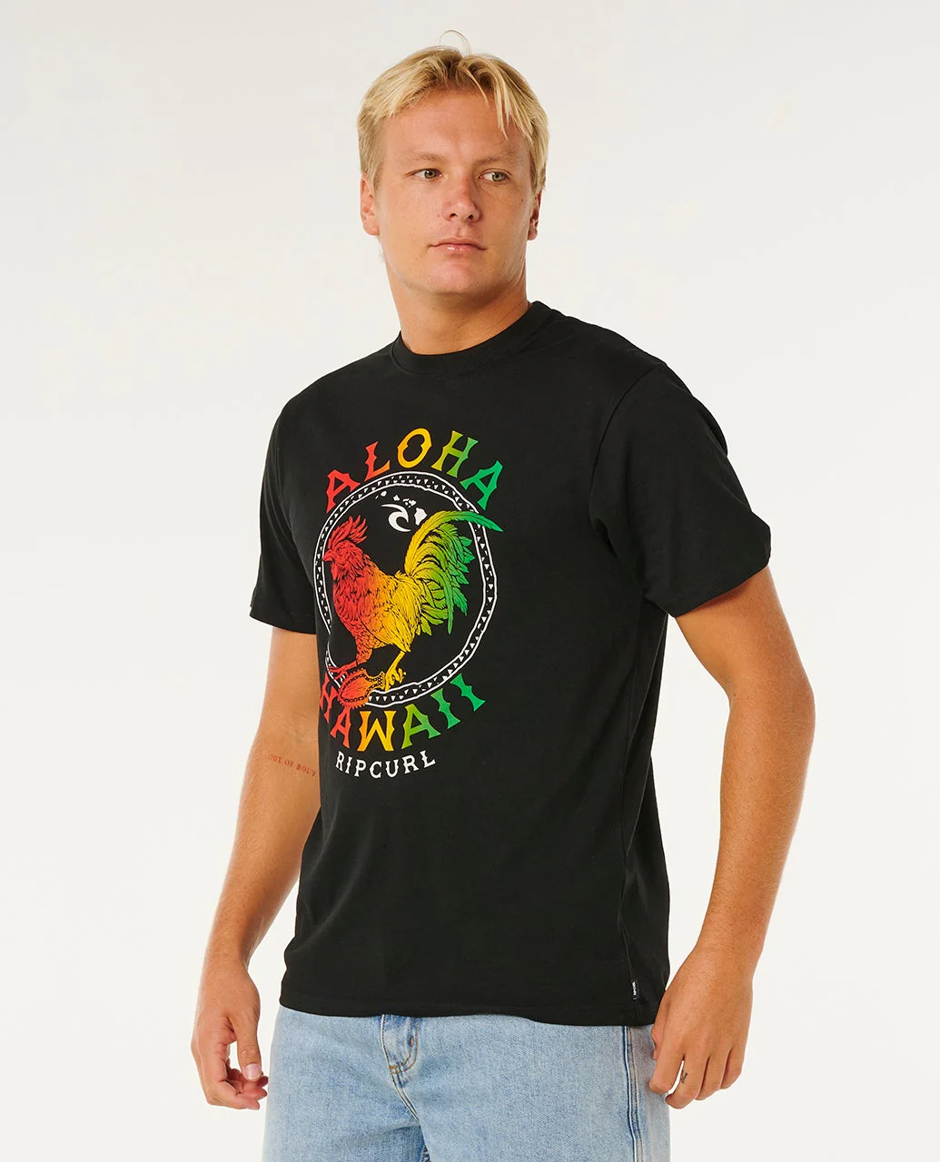 13200-aloha-hawaii-rooster-relaxed-tee-2.webp Aloha Hawaii Rooster Relaxed Tee
