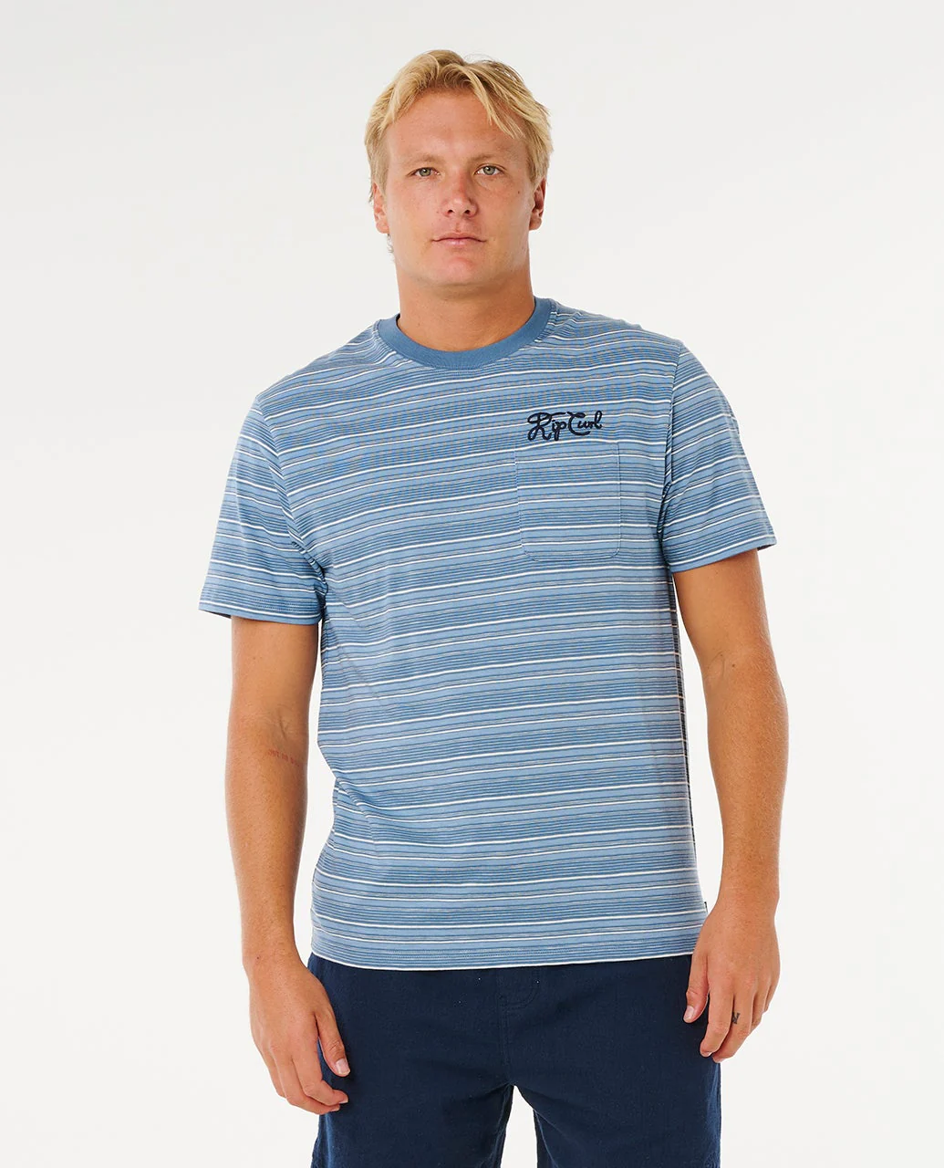 Pacific Rinse Stripe Relaxed Tee