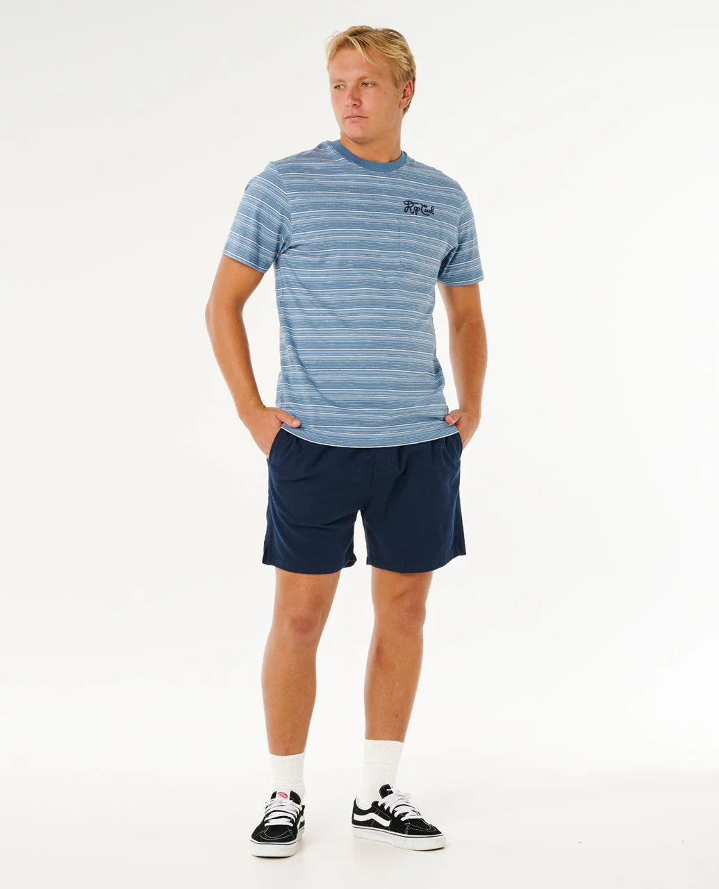 Pacific Rinse Stripe Relaxed Tee