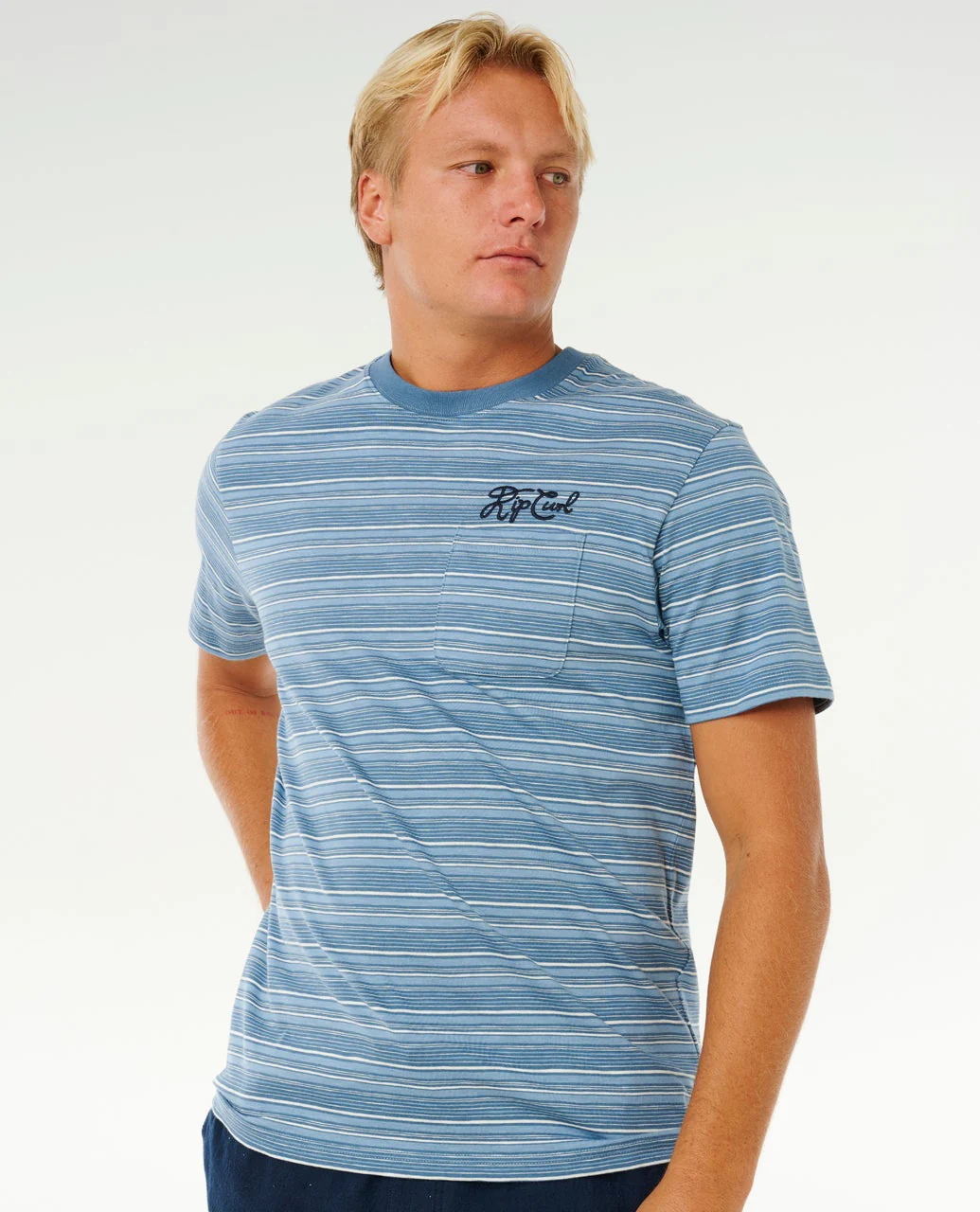 Pacific Rinse Stripe Relaxed Tee