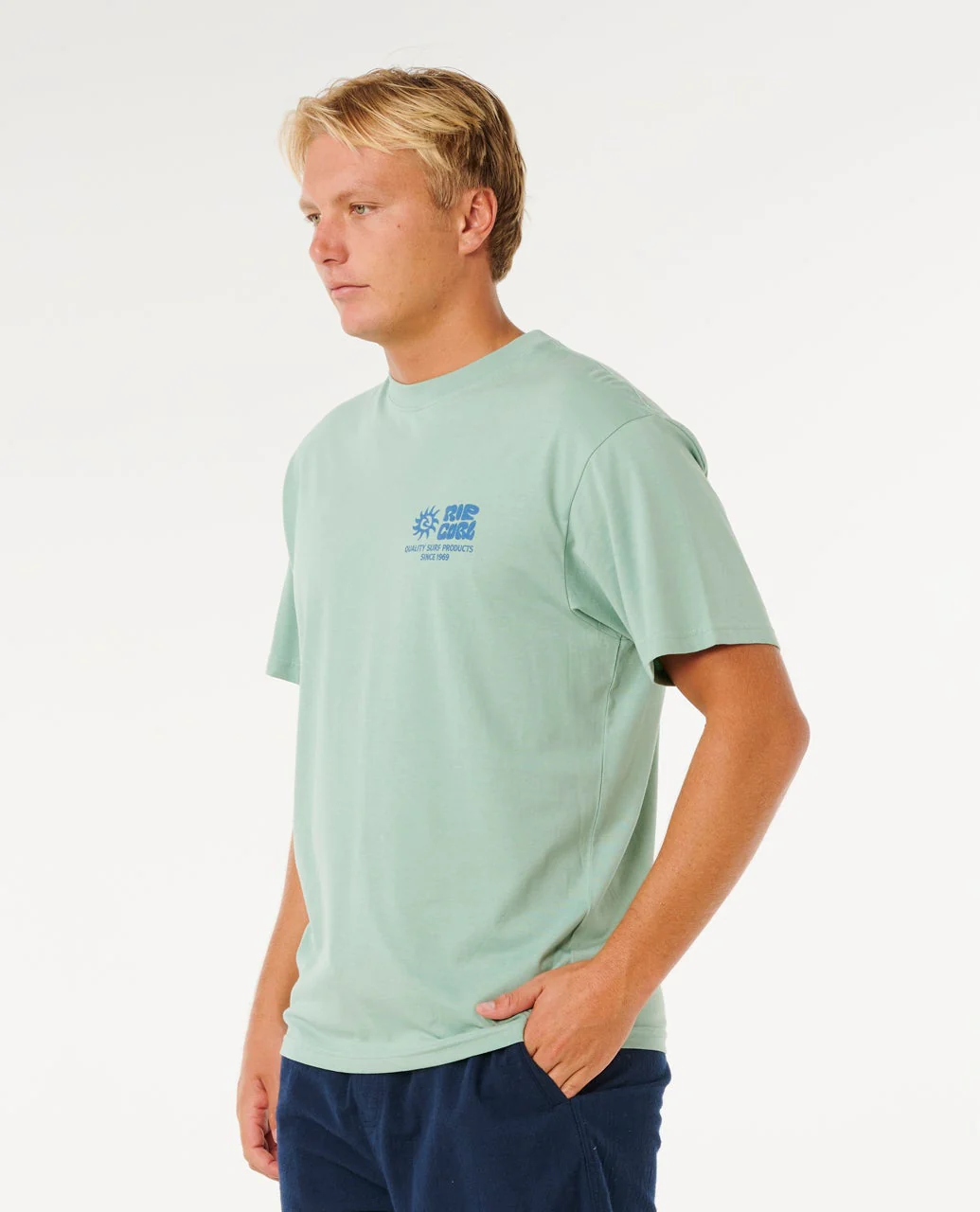 Pacific Rinse Glass Off Short Sleeve Loose Tee