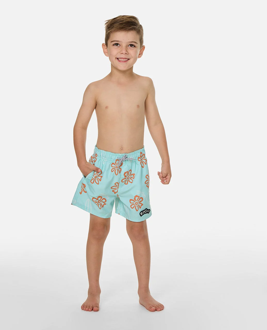 Ride The Wave Volley Boardshort - Kids