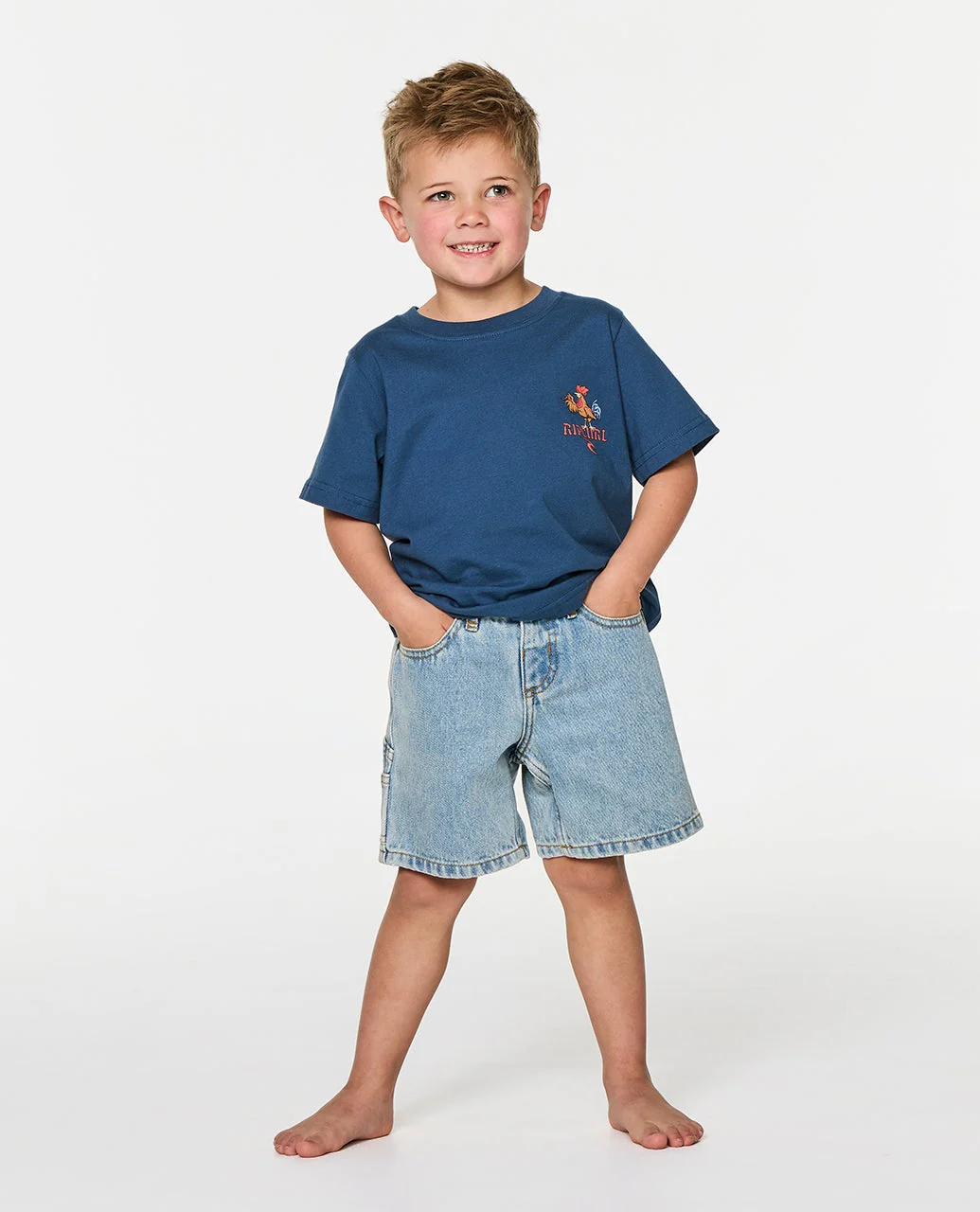 Surfing Rooster Tee - Kids