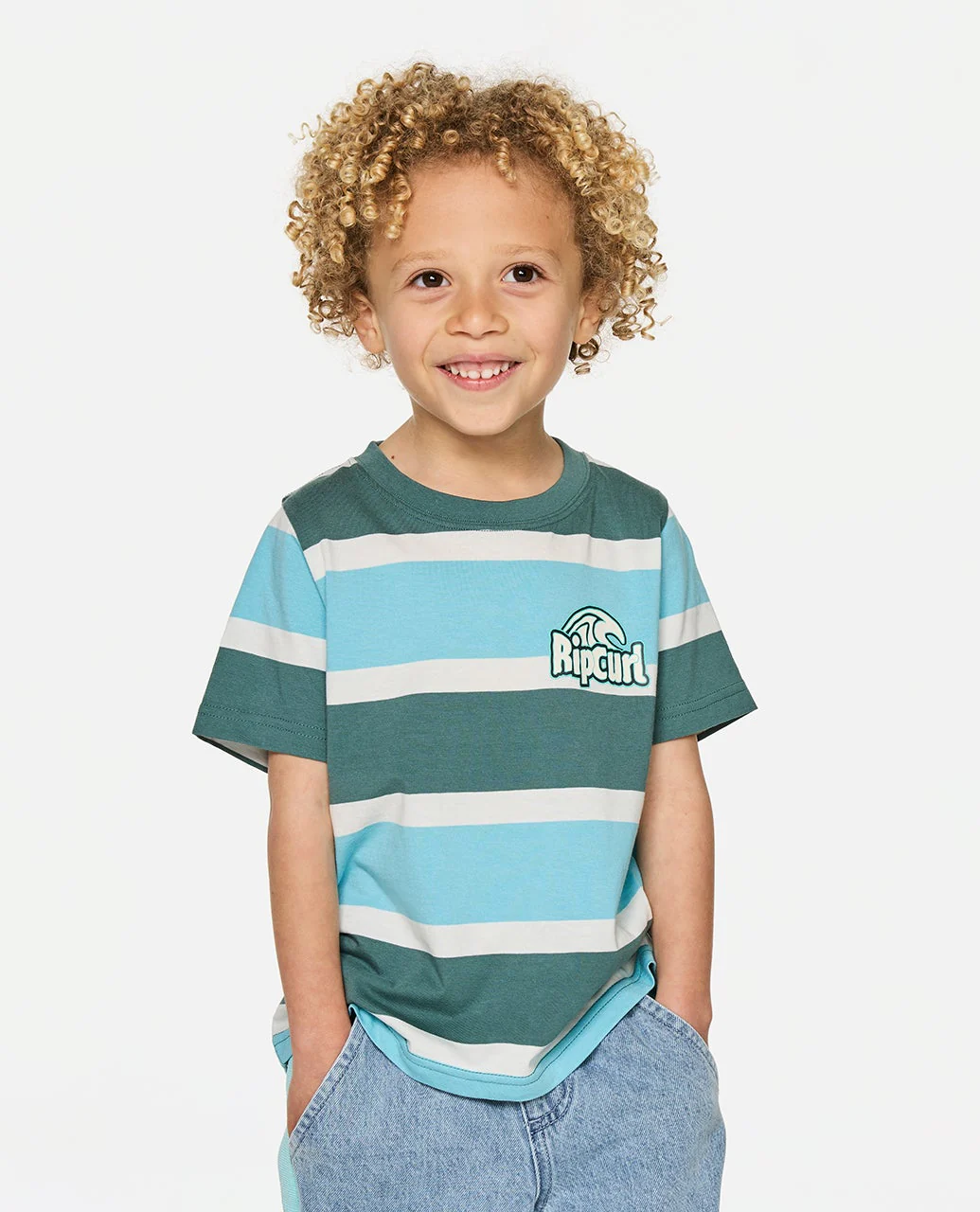 1432-paddle-out-stripe-tee-kids-1.webp Paddle Out Stripe Tee - Kids