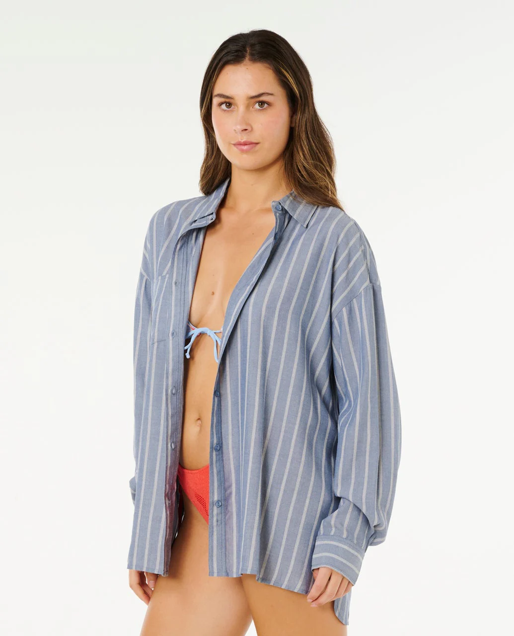Beach Days Pinstripe Shirt
