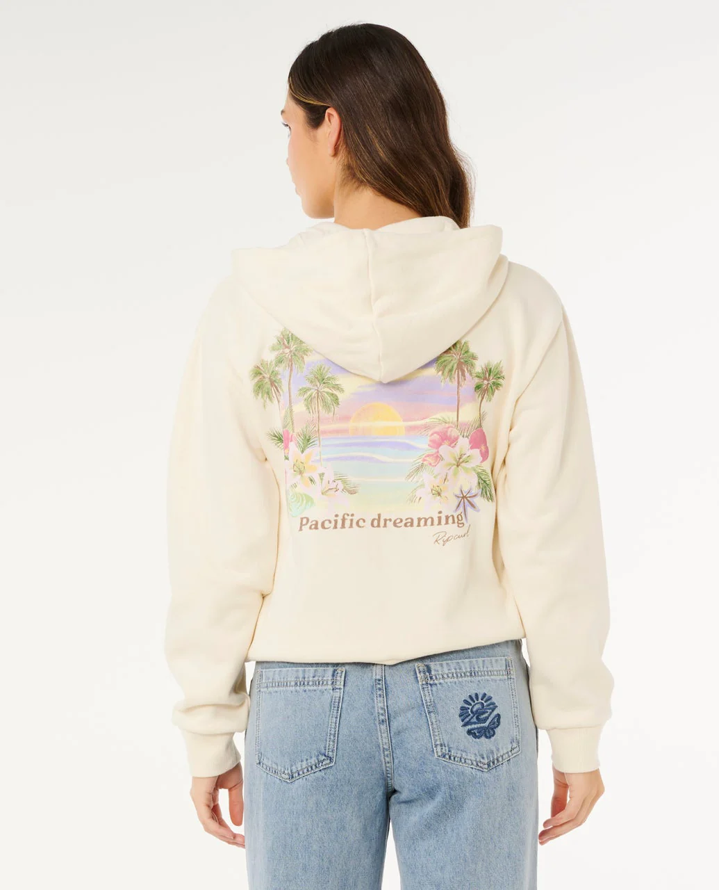 Poolside Zip Through Relaxed Hood