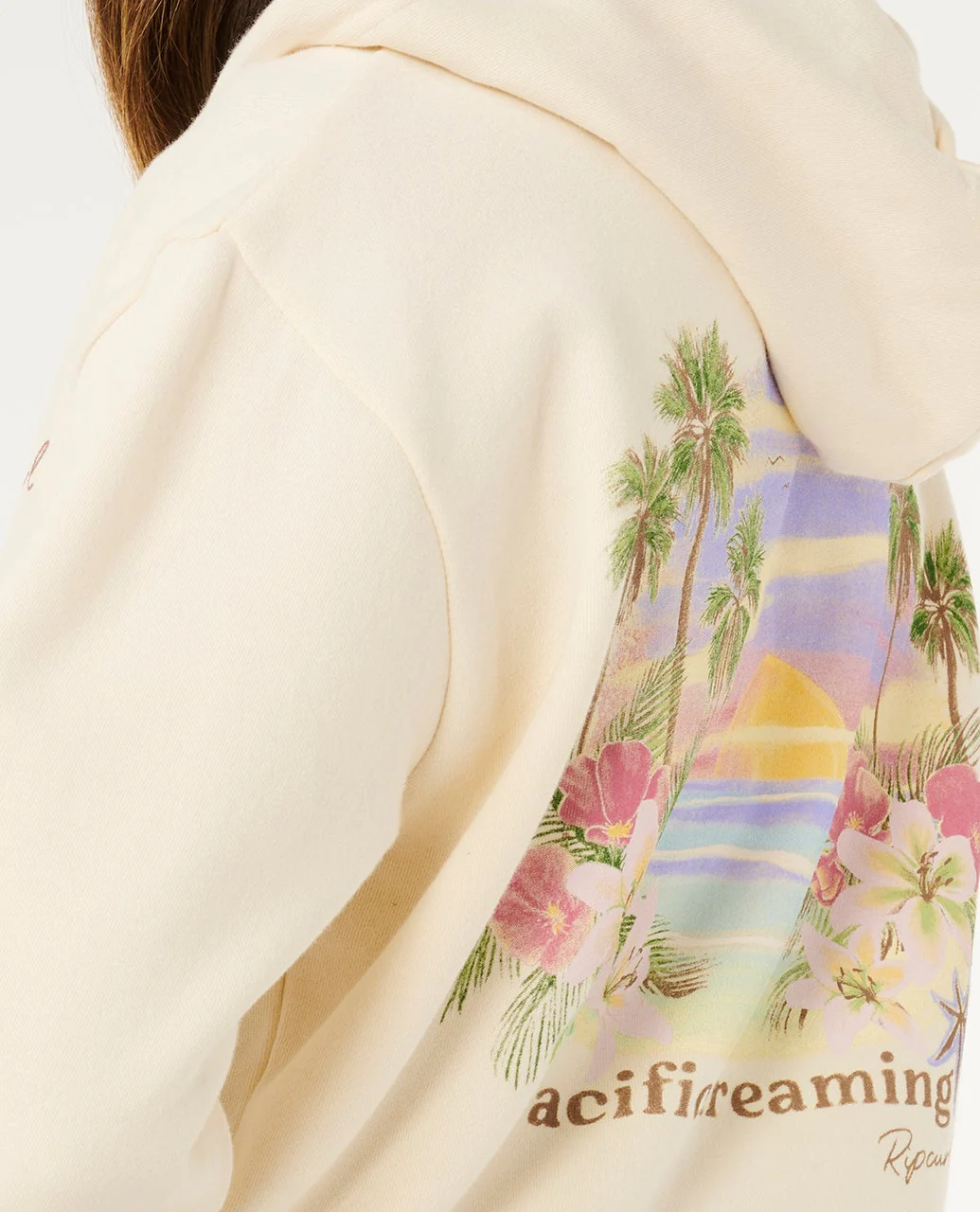 Poolside Zip Through Relaxed Hood