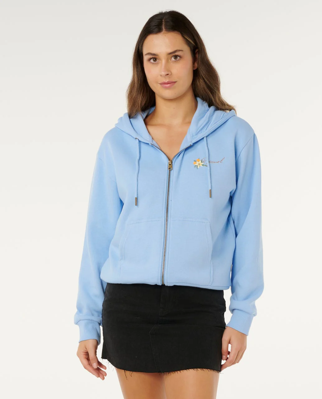 Poolside Zip Through Relaxed Hood