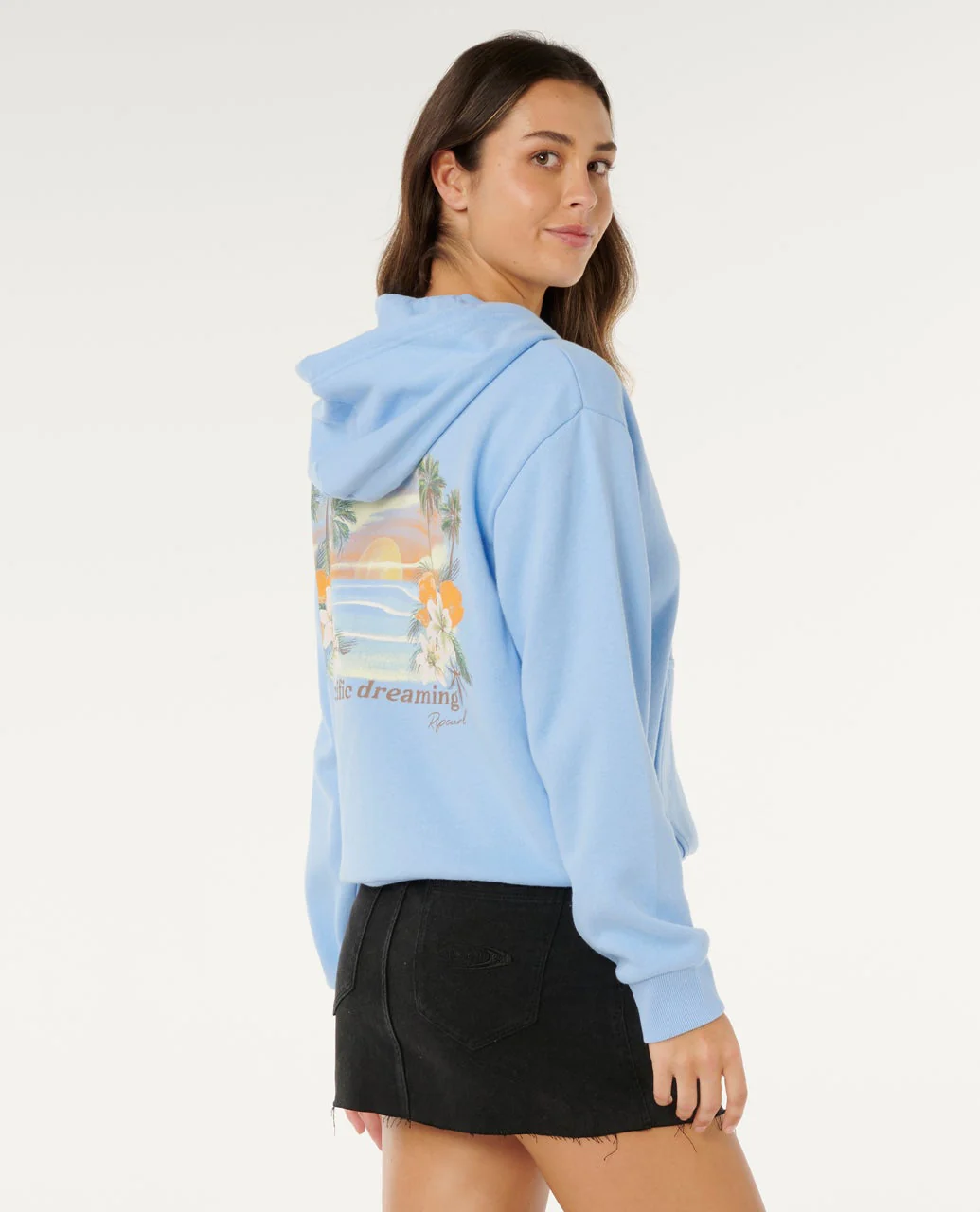 Poolside Zip Through Relaxed Hood