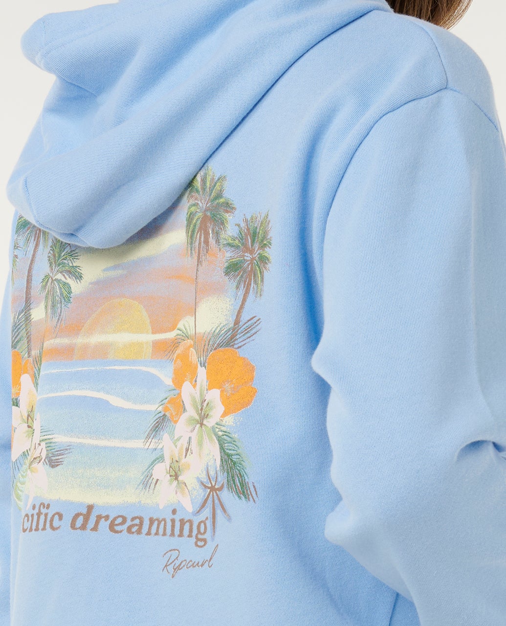 Poolside Zip Through Relaxed Hood
