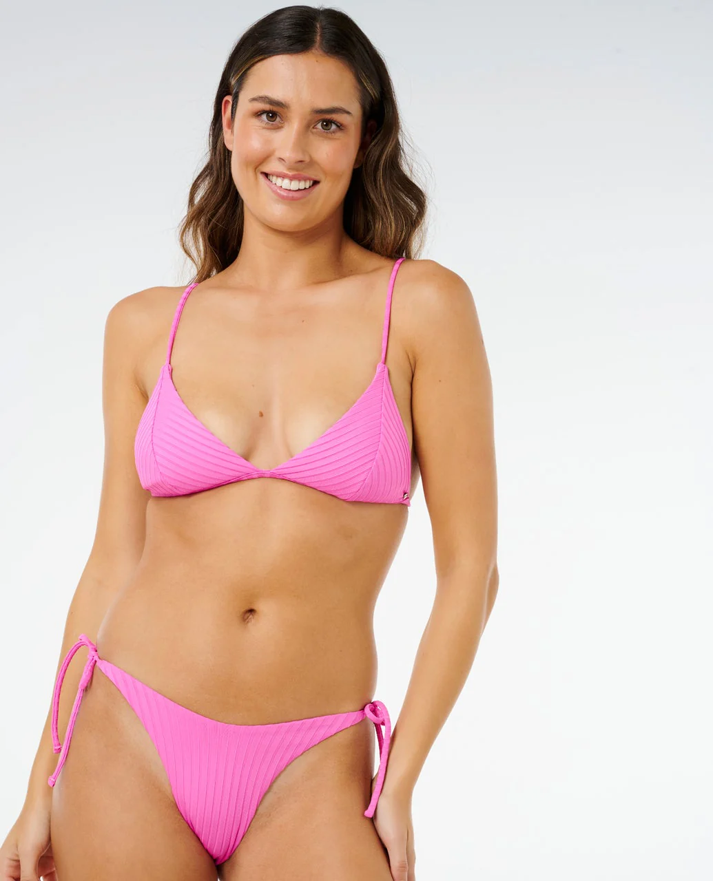 Premium Surf Banded Fixed Triangle Bikini Top