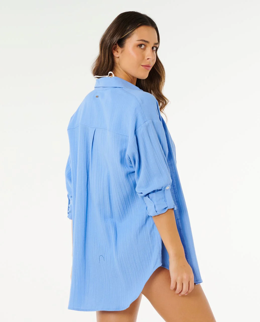 Premium Linen Long Sleeve Button Through Shirt
