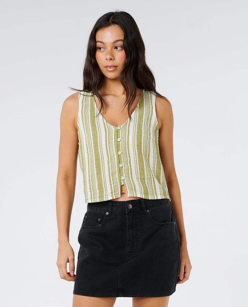 Premium Surf Stripe Top