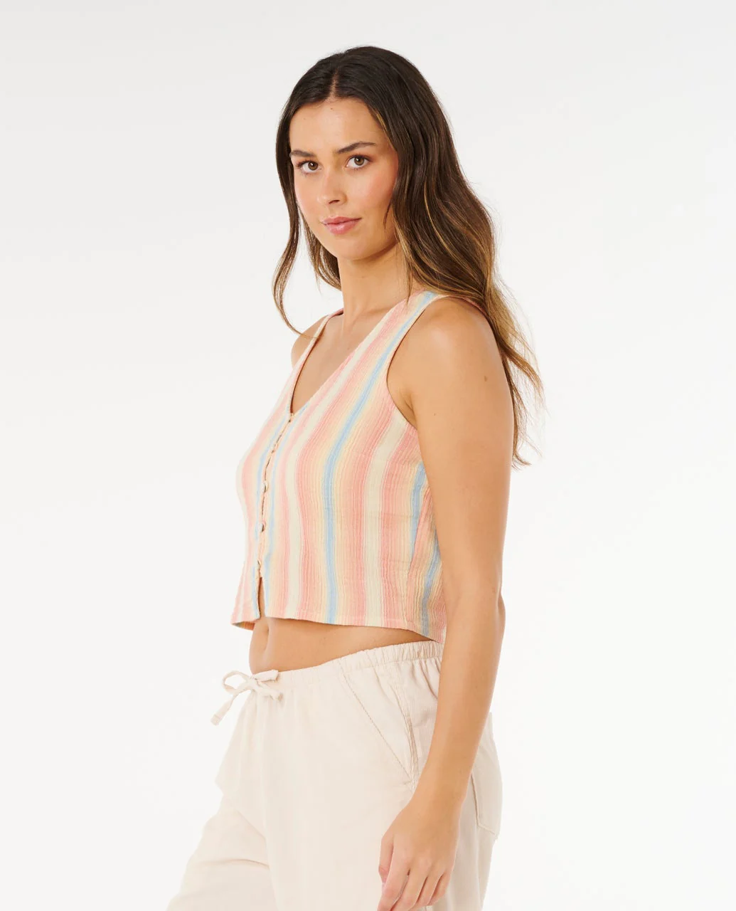 Premium Surf Stripe Top