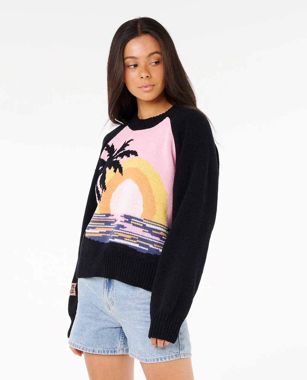 Paradise Knit Crew Fleece