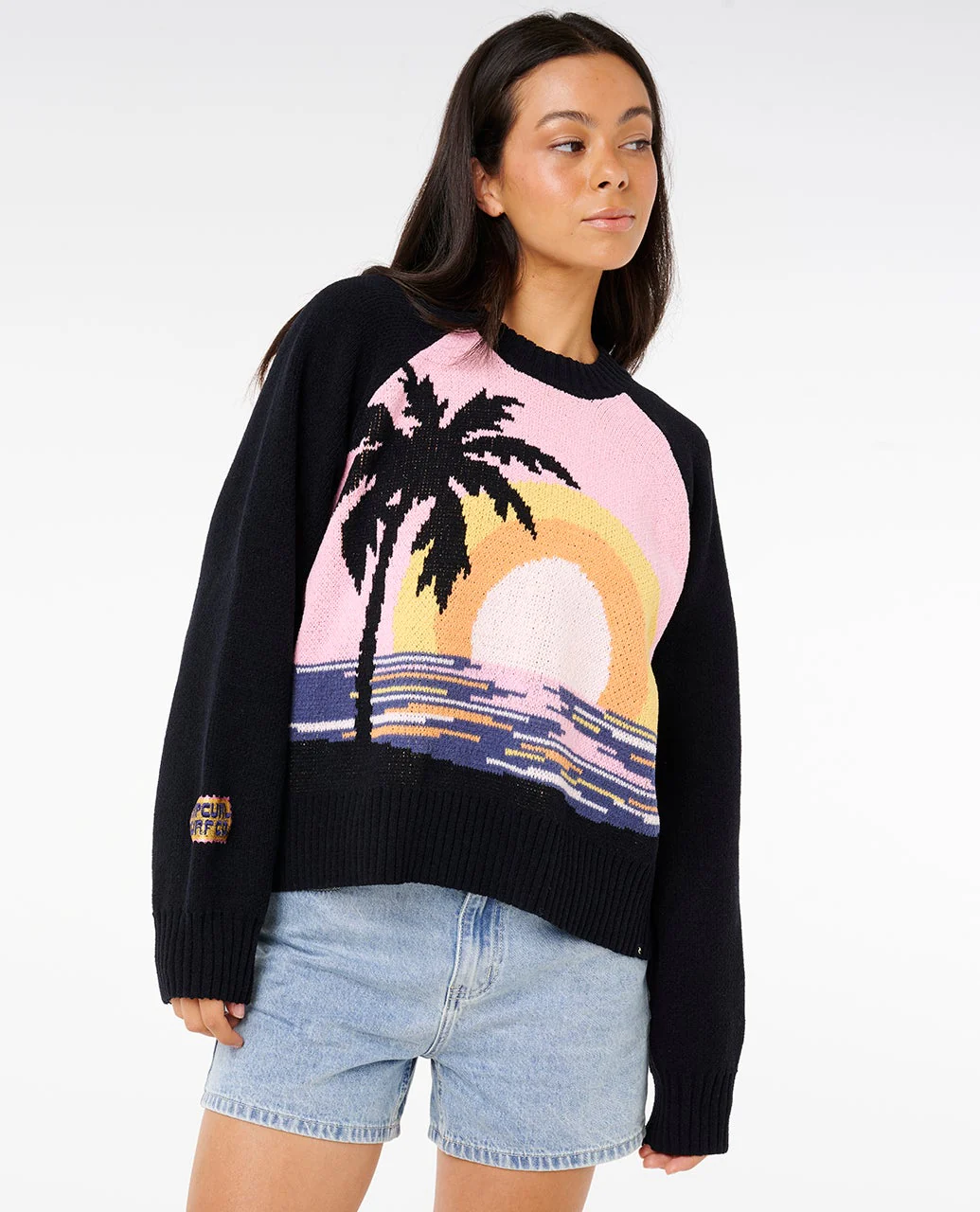 Paradise Knit Crew Fleece
